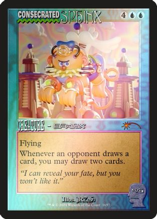 Consecrated Sphinx (1657) (Rainbow Foil) (SLD-1657) - Secret Lair Drop Series Foil