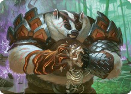 Hugs, Grisly Guardian Art Card (ASBLB-027) - Art Series: Bloomburrow
