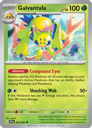 Galvantula 002 SV Shrouded Fable - Uncommon