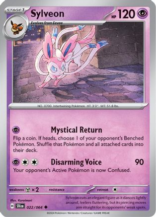 Sylveon 022 SV Shrouded Fable - Uncommon