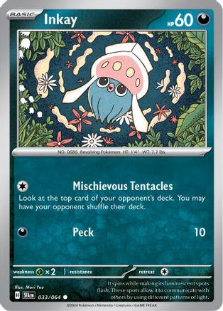 Inkay 033 SV Shrouded Fable - Common