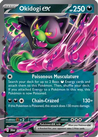Okidogi ex 036/064 - Holofoil SV Shrouded Fable - Double Rare