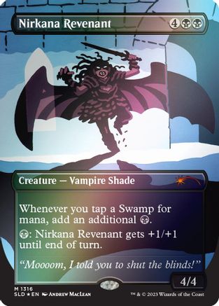Nirkana Revenant (Rainbow Foil) (SLD-1316) - Secret Lair Drop Series Foil