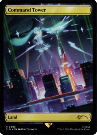 Command Tower (0806) (Rainbow Foil) (SLD-806) - Secret Lair Drop Series Foil