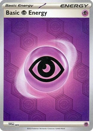 Basic Psychic Energy 005 - Reverse Holofoil SV Shrouded Fable - Common