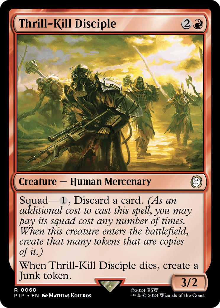 Thrill-Kill Disciple (PIP-068) - Fallout Foil