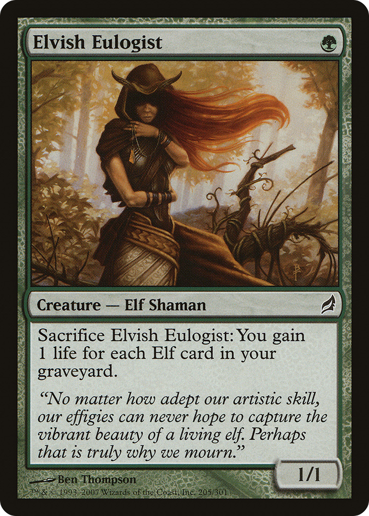 Elvish Eulogist (LRW-205) - Lorwyn