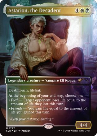Astarion, the Decadent (Rainbow Foil) (SLD-1797) - Secret Lair Drop Series Foil