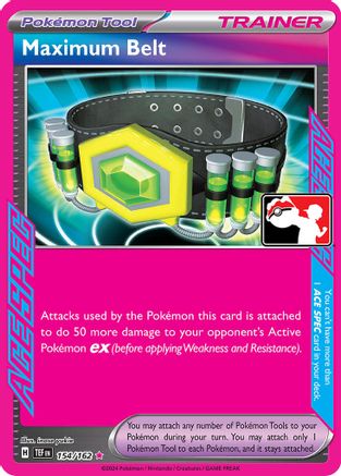 Maximum Belt 154 - Holofoil Prize Pack Series Cards - ACE SPEC Rare