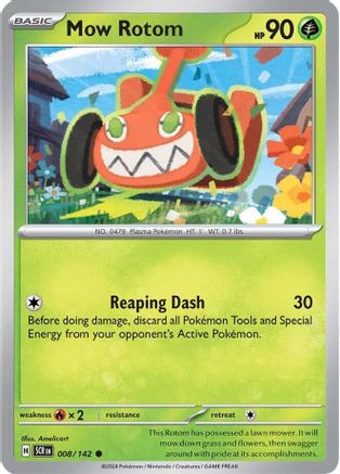 Mow Rotom 008 SV07 Stellar Crown - Common