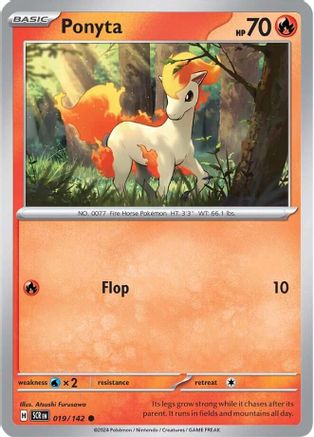 Ponyta 019 SV07 Stellar Crown - Common