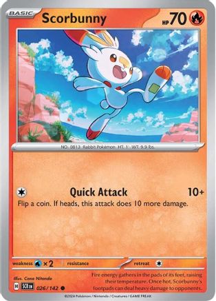 Scorbunny 026 SV07 Stellar Crown - Common