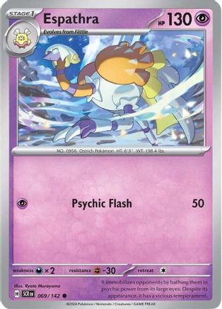 Espathra 069 - Reverse Holofoil SV07 Stellar Crown - Common