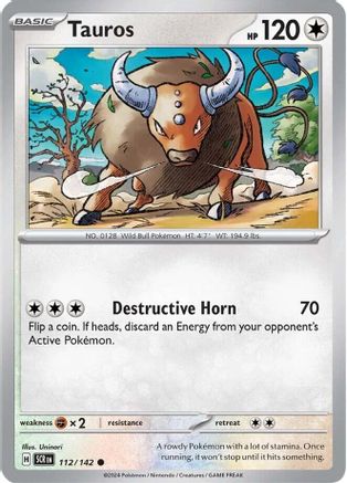 Tauros 112 SV07 Stellar Crown - Common