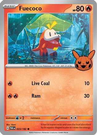 Fuecoco 023 Trick or Trade BOOster Bundle 2024 - Common