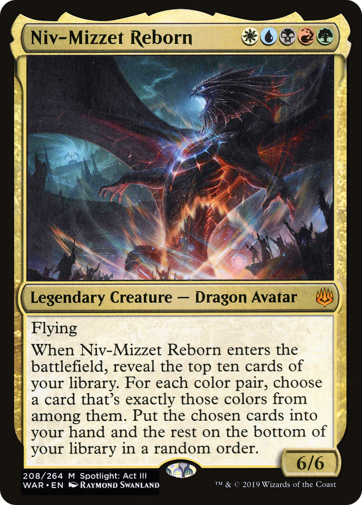 Niv-Mizzet Reborn (WAR-208) - War of the Spark Foil