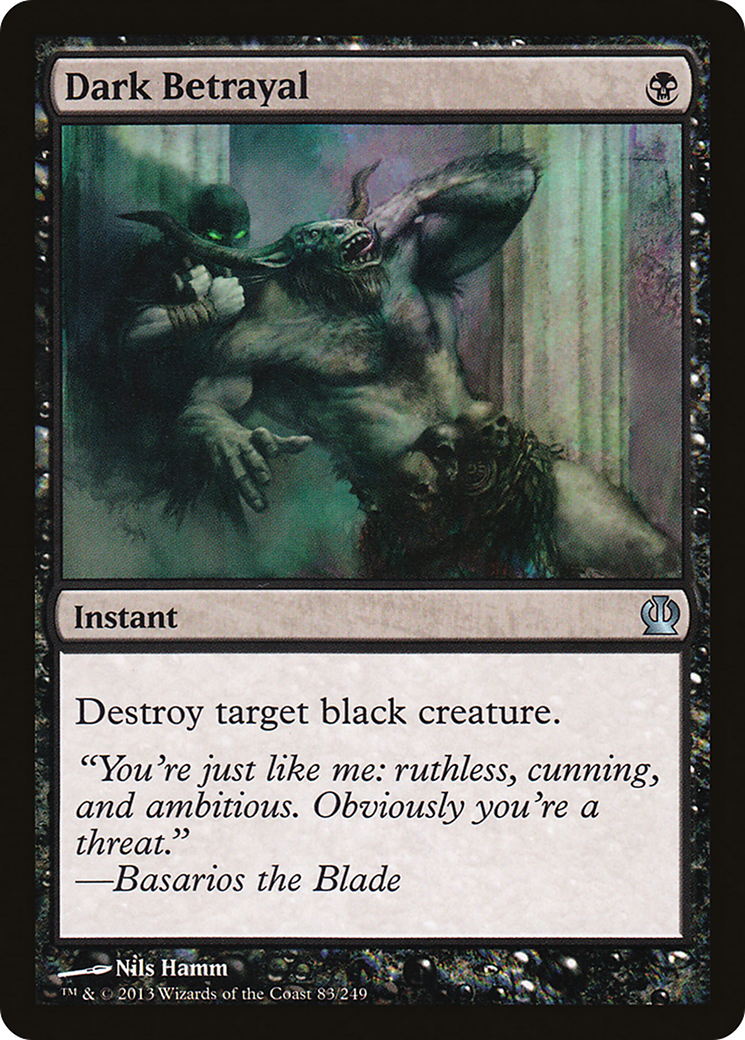 Dark Betrayal (THS-083) - Theros Foil