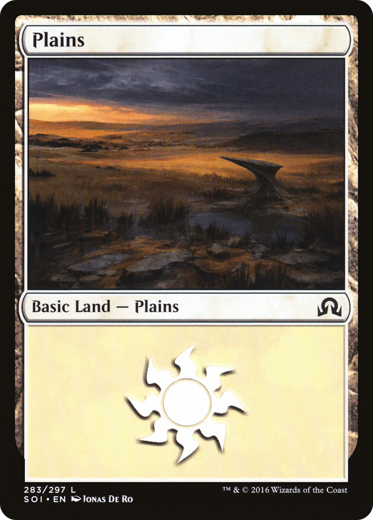Plains (283) (SOI-283) - Shadows over Innistrad Foil