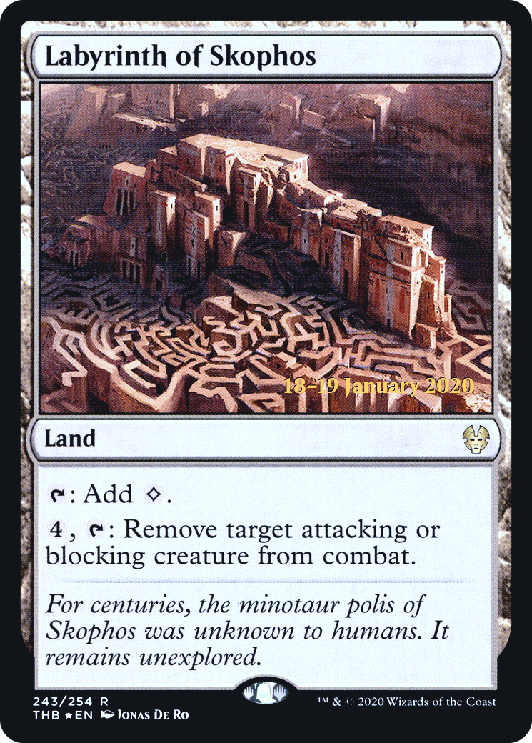 Labyrinth of Skophos (PRE-243) - Theros Beyond Death Promos Foil