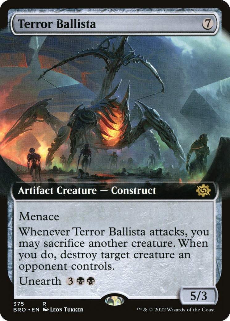 Terror Ballista (Extended Art) (BRO-375) - The Brothers' War: (Extended Art)