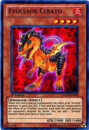 Evolsaur Cerato (PHSW-EN020) - Photon Shockwave 1st Edition