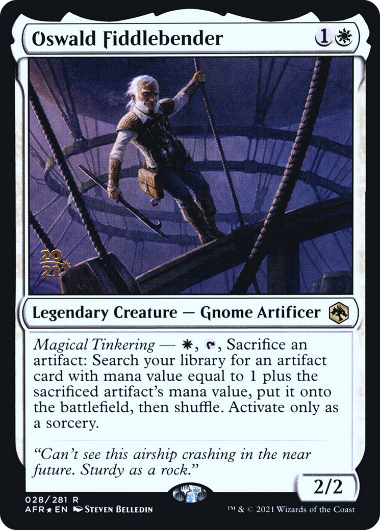 Oswald Fiddlebender (PRE-028) - Adventures in the Forgotten Realms Promos Foil