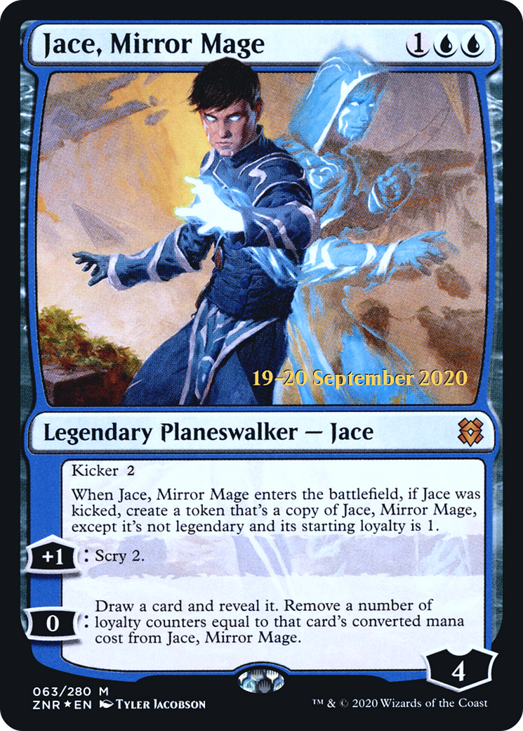 Jace, Mirror Mage (PRE-063) - Zendikar Rising Promos Foil