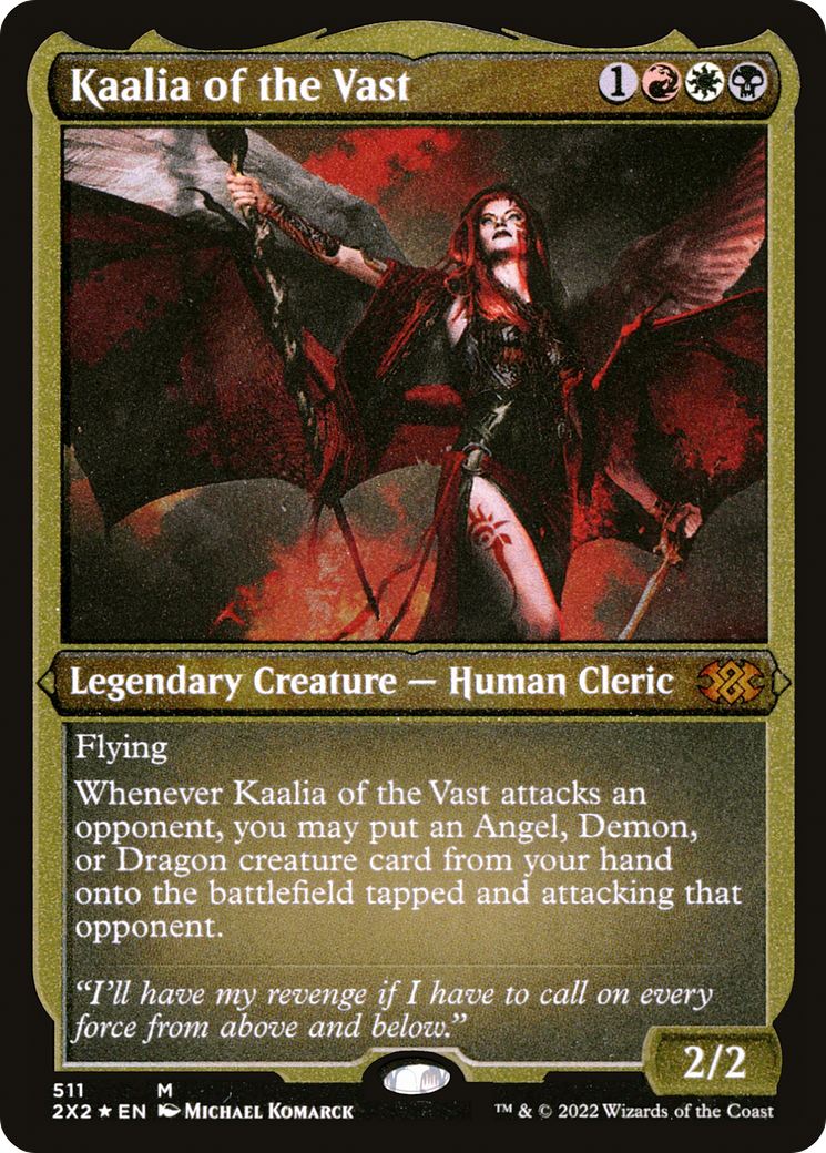 Kaalia of the Vast (Foil Etched) (2X2-511) - Double Masters 2022 Foil