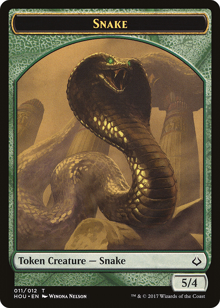 Snake Token (HOU-011) - Hour of Devastation Tokens