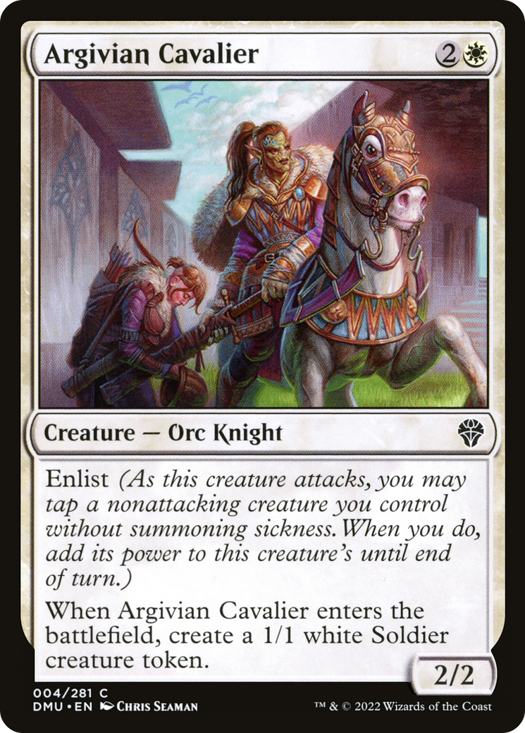 Argivian Cavalier (DMU-004) - Dominaria United Foil