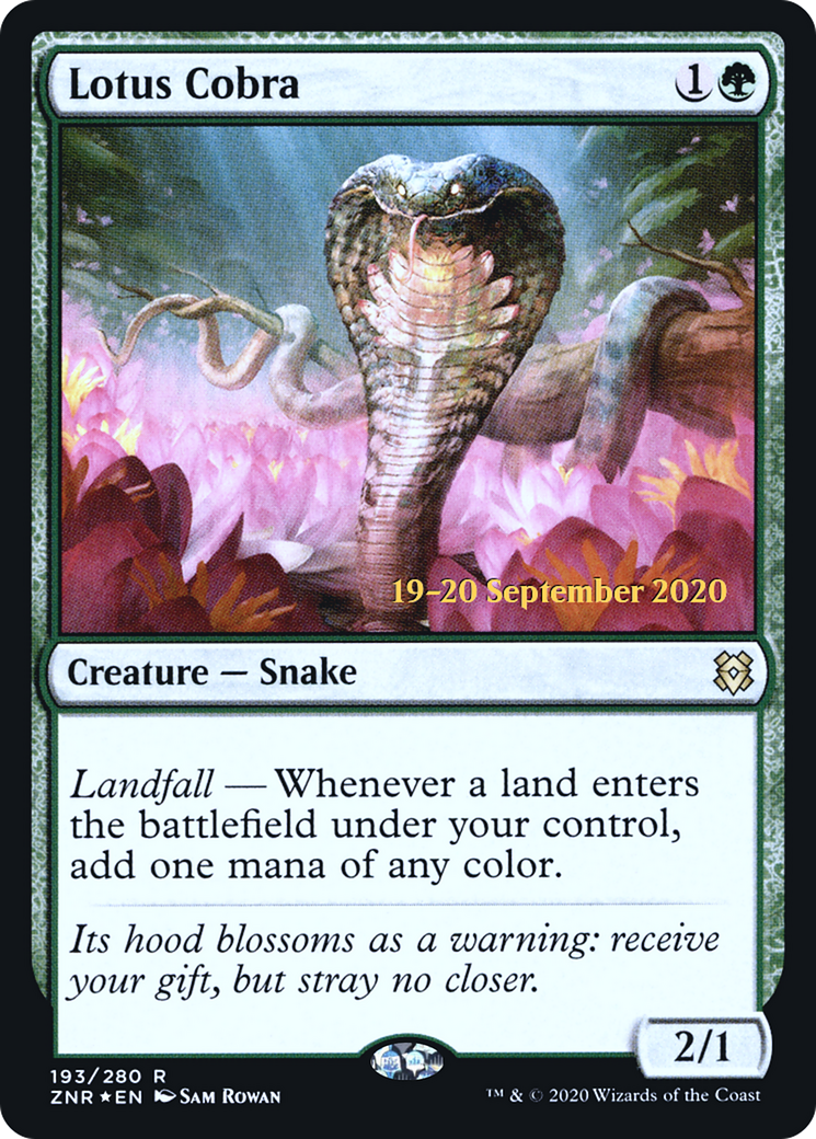 Lotus Cobra (PRE-193) - Zendikar Rising Promos Foil