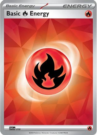 Basic Fire Energy 010 SVE Scarlet & Violet Energies - Common