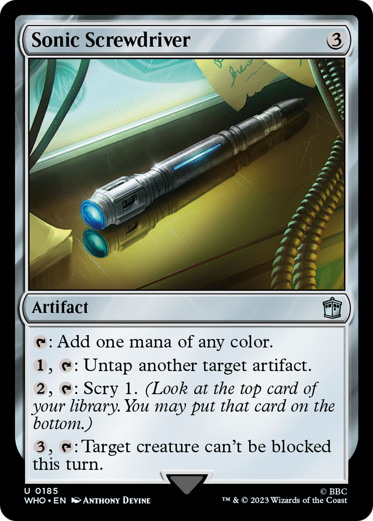 Sonic Screwdriver (0185) (WHO-185) - Doctor Who