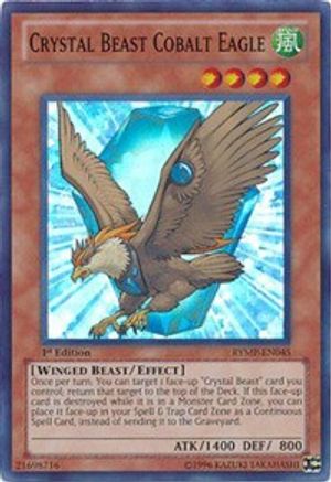 Crystal Beast Cobalt Eagle (RYMP-EN045) - Ra Yellow Mega Pack 1st Edition