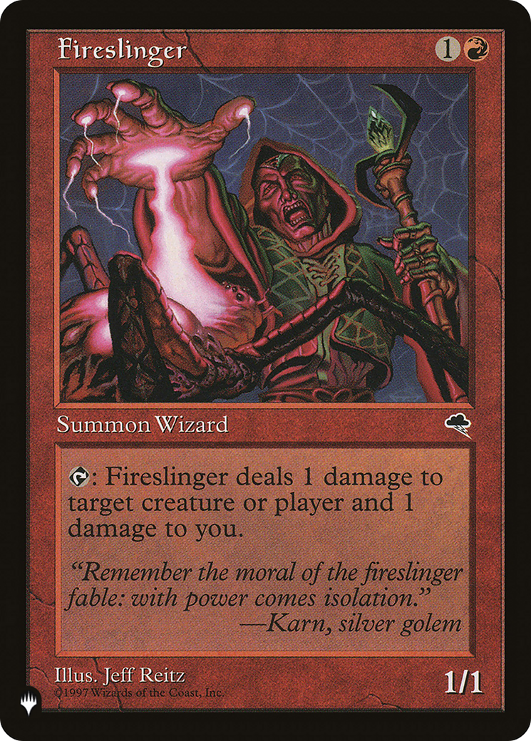 Fireslinger (LIST-) - The List