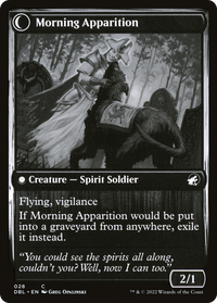 Mourning Patrol (DBL-028) - Innistrad: Double Feature: (Double Faced Transform)
