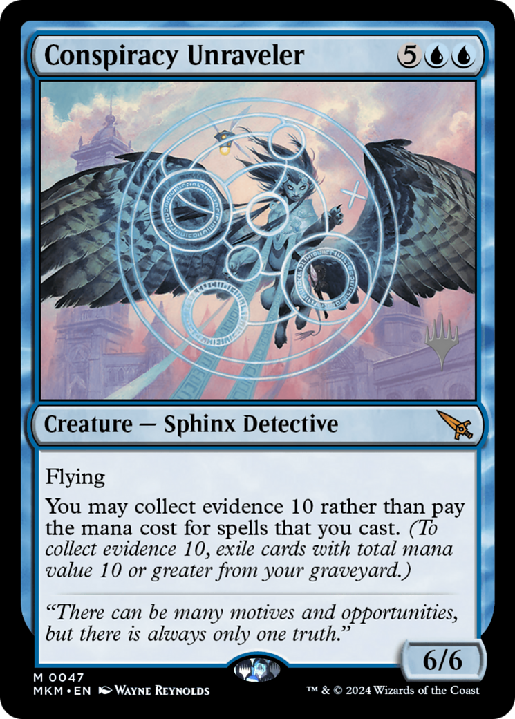 Conspiracy Unraveler (PPMKM-047) - Murders at Karlov Manor Promos Foil