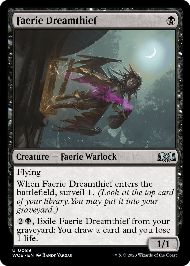 Faerie Dreamthief (WOE-089) - Wilds of Eldraine Foil