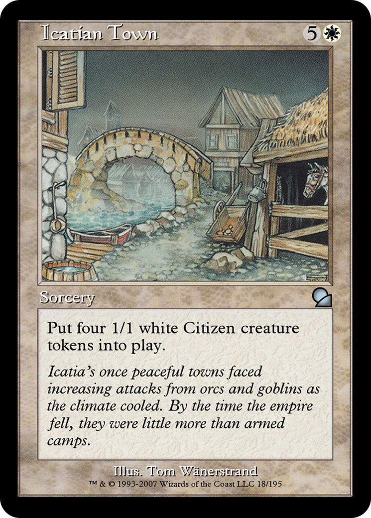 Icatian Town (ME1-018) - Masters Edition Foil