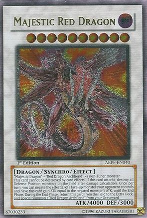 Majestic Red Dragon (UTR) (ABPF-EN040) - Absolute Powerforce 1st Edition