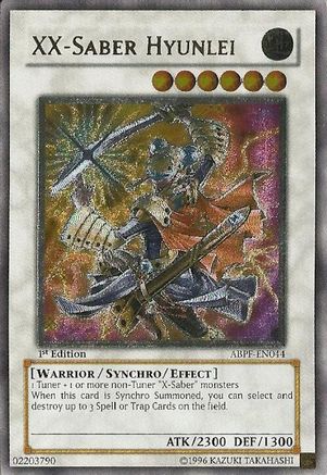 XX-Saber Hyunlei (UTR) (ABPF-EN044) - Absolute Powerforce 1st Edition