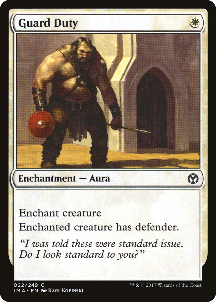 Guard Duty (IMA-022) - Iconic Masters
