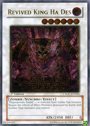Revived King Ha Des (UTR) (CSOC-EN044) - Crossroads of Chaos 1st Edition