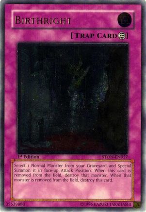 Birthright (UTR) (STON-EN057) - Strike of Neos Unlimited