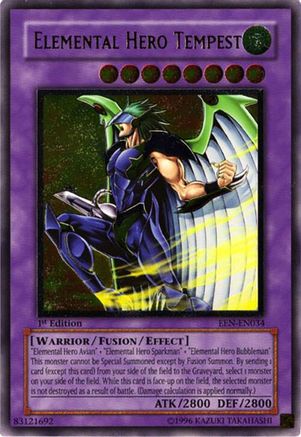 Elemental Hero Tempest (UTR) (EEN-EN034) - Elemental Energy 1st Edition