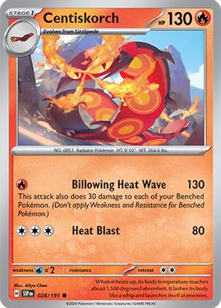 Centiskorch 028 SV08 Surging Sparks - Common