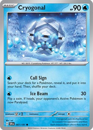 Cryogonal 047 SV08 Surging Sparks - Common