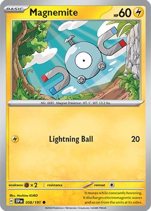 Magnemite 058 SV08 Surging Sparks - Common