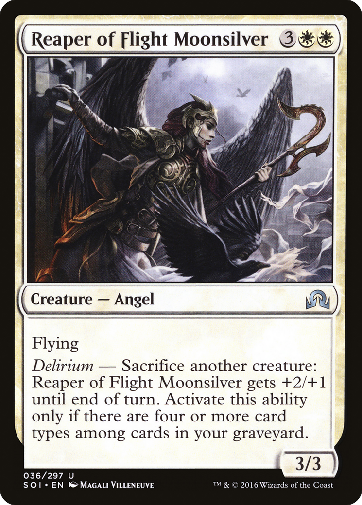 Reaper of Flight Moonsilver (SOI-036) - Shadows over Innistrad Foil