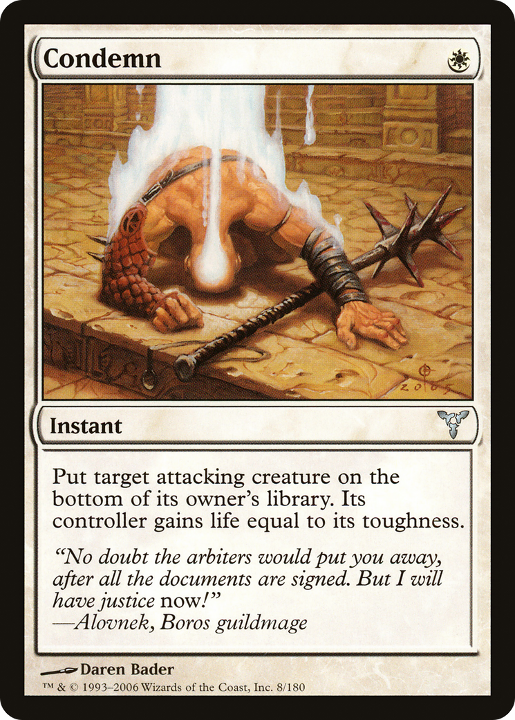 Condemn (DIS-008) - Dissension Foil